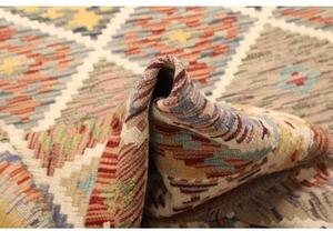 Tappeto Kilim Geometrico Multicolore Beige 102x150 Cm