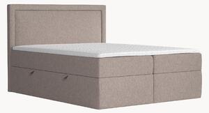 Letto boxspring fatto a mano con contenitore Maya, H3