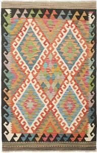 Tappeto Kilim Geometrico Multicolore 100x156 Cm