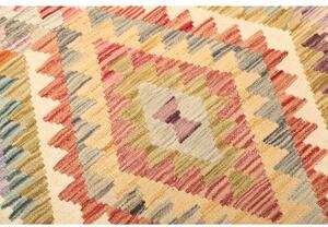 Tappeto Kilim Geometrico Multicolore Corsia 84x289 Cm