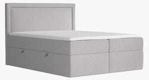 Letto boxspring fatto a mano con contenitore Maya, H3