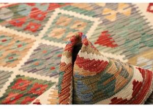 Tappeto Kilim Stilizzato Multicolore 101x142 Cm