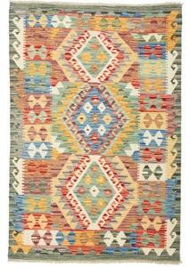 Tappeto Kilim Geometrico Multicolore 101x151 Cm