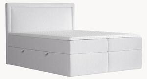 Letto boxspring fatto a mano con contenitore Maya, H3