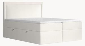 Letto boxspring fatto a mano con contenitore Maya, H3