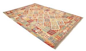 Tappeto Kilim Geometrico Multicolore 203x287 Cm
