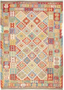 Tappeto Kilim Geometrico Multicolore 203x287 Cm