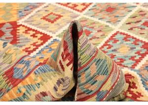 Tappeto Kilim Geometrico Multicolore 203x287 Cm