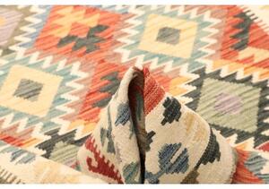 Tappeto Kilim Geometrico Multicolore Beige 183x238 Cm