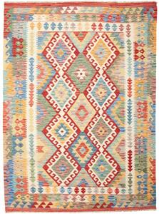 Tappeto Kilim Geometrico Multicolore 171x236 Cm