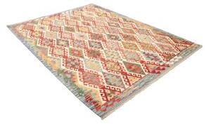 Tappeto Kilim Geometrico Multicolore 181x237 Cm