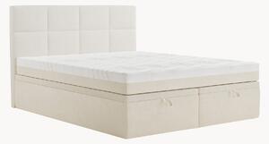 Letto boxspring in ciniglia fatto a mano con contenitore Umage, H3