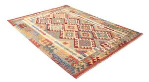 Tappeto Kilim Geometrico Multicolore 171x236 Cm