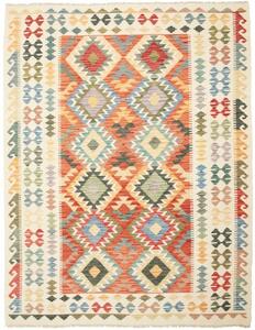Tappeto Kilim Geometrico Multicolore Beige 183x238 Cm