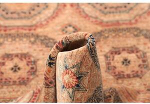 Tappeto Kairo Geometrico Beige Rosato Grigio Scuro Corsia 81x296 Cm