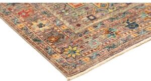 Tappeto Floralia Stilizzato Marrone Multicolore Corsia 75x201 Cm