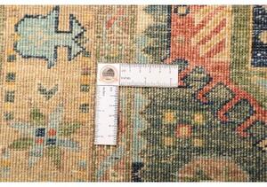 Tappeto Floralia Stilizzato Verde Petrolio Beige 80x198 Cm