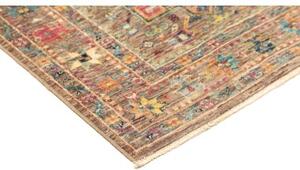 Tappeto Floralia Geometrico Marrone Blu Corsia 76x202 Cm