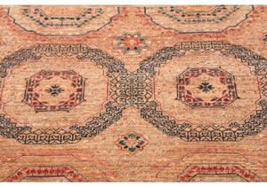 Tappeto Kairo Geometrico Beige Rosato Grigio Scuro Corsia 81x296 Cm