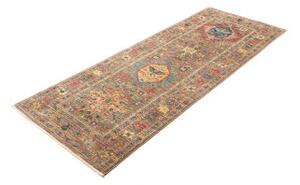 Tappeto Floralia Geometrico Marrone Blu Corsia 76x202 Cm