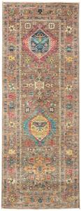 Tappeto Floralia Geometrico Marrone Blu Corsia 76x202 Cm