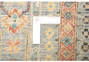 Tappeto Floralia Stilizzato Blu Terracotta Corsia 80x273 Cm