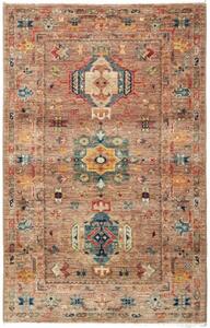 Tappeto Floralia Geometrico Marrone Blu 80x125 Cm