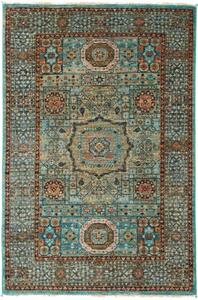 Tappeto Kairo Stilizzato Azzurro Verde Scuro 85x126 Cm