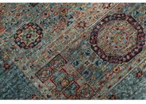 Tappeto Kairo Stilizzato Verde Petrolio Blu Scuro 81x115 Cm