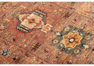 Tappeto Floralia Geometrico Marrone Blu 80x125 Cm