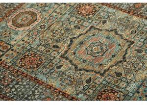 Tappeto Kairo Stilizzato Azzurro Verde Scuro 85x126 Cm