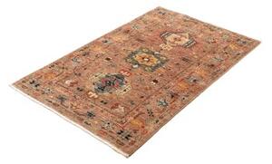 Tappeto Floralia Geometrico Marrone Blu 80x125 Cm