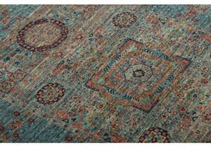 Tappeto Kairo Stilizzato Verde Petrolio Blu Scuro 81x115 Cm