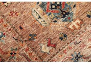 Tappeto Floralia Geometrico Marrone Blu 80x125 Cm