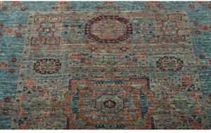 Tappeto Kairo Stilizzato Verde Petrolio Blu Scuro 81x115 Cm