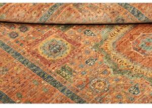 Tappeto Kairo Geometrico Arancione Blu 96x147 Cm