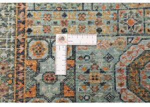 Tappeto Kairo Stilizzato Azzurro Verde Scuro 85x126 Cm