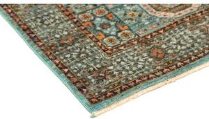 Tappeto Kairo Stilizzato Azzurro Verde Scuro 85x126 Cm