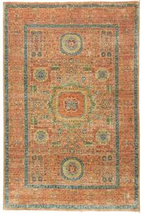 Tappeto Kairo Geometrico Arancione Blu 96x147 Cm