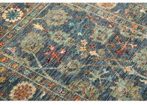 Tappeto Zigler Fine Stilizzato Blu Petrolio Beige 78x119 Cm