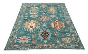 Tappeto Floralia Stilizzato Turchese Beige 127x175 Cm