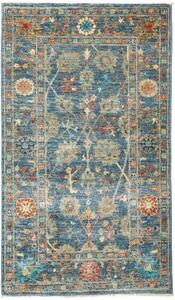 Tappeto Zigler Fine Stilizzato Blu Petrolio Beige 74x122 Cm