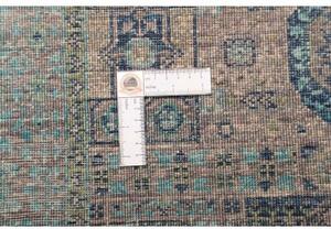 Tappeto Kairo Medaglione Blu Petrolio Beige 80x118 Cm