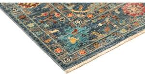 Tappeto Zigler Fine Stilizzato Blu Petrolio Beige 78x119 Cm