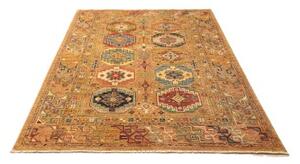 Tappeto Floralia Stilizzato Arancione Blu 152x198 Cm