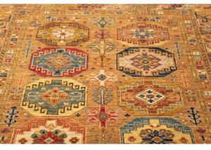 Tappeto Floralia Stilizzato Arancione Blu 152x198 Cm