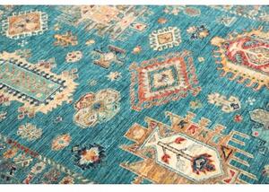 Tappeto Floralia Stilizzato Turchese Beige 127x175 Cm