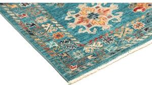 Tappeto Floralia Stilizzato Turchese Beige 127x175 Cm