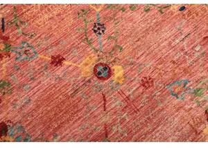 Tappeto Floralia Stilizzato Rosso Mattone Blu 245x306 Cm