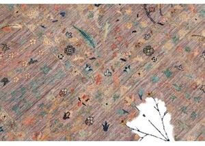 Tappeto Floralia Floreale Grigio Tortora Rosa Antico 305x419 Cm